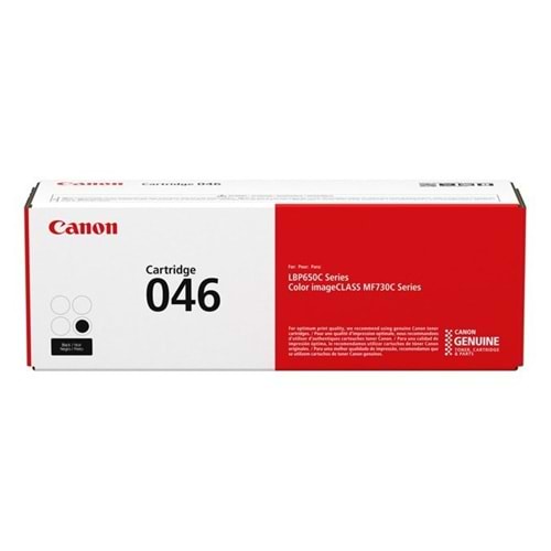 CANON CRG-046K MF653/MF732 SİYAH TONER ORJİNAL 2.200 SAYFA 1250C002