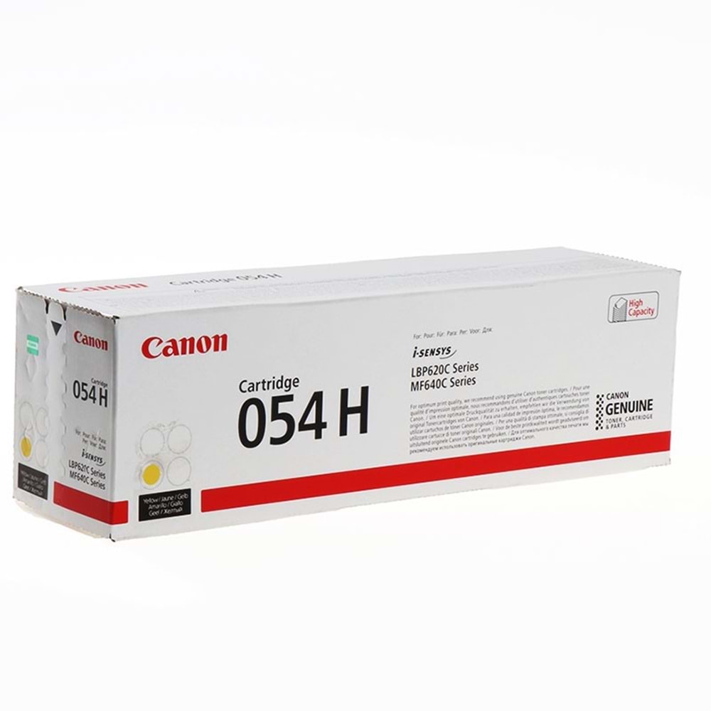 CANON CRG-054HY LPB620/621/623/MF640/641/643/645 SARI TONER ORJİNAL 2.300 SAYFA 3025C002