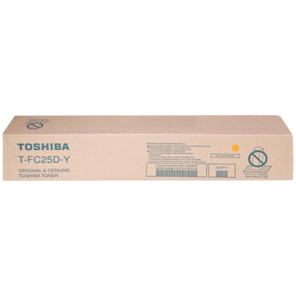 TOSHIBA T-FC25D-Y 2040C/2540C/3040C/3540C/4540C SARI TONER ORJİNAL 32.000 SAYFA